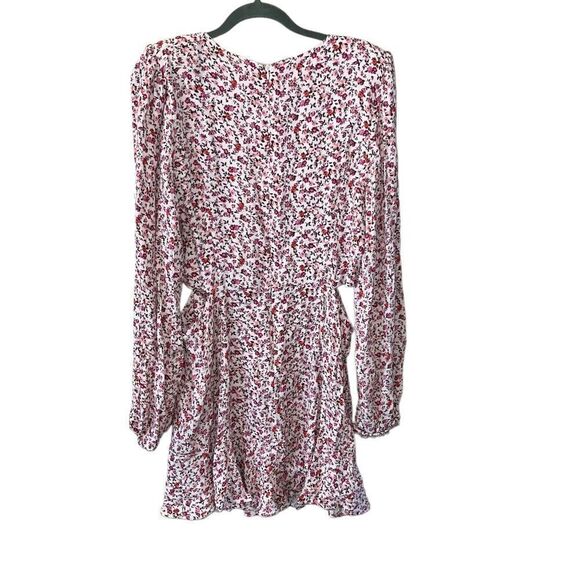 AFRM Monna Long Sleeve Cut Out Flora Mini Dress NWT XL - Picture 9 of 11